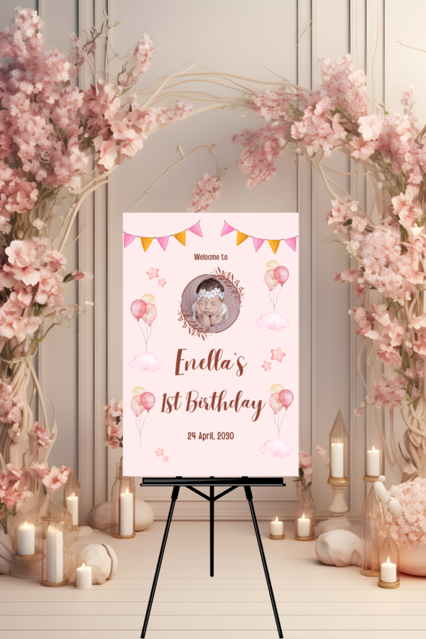 Wedding Baptism Birthday Board Signs