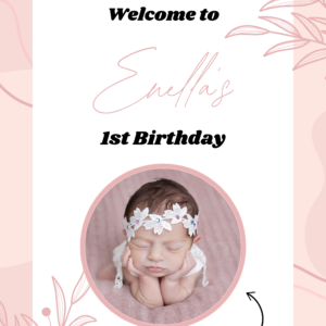 Wedding Baptism Birthday Board Signs