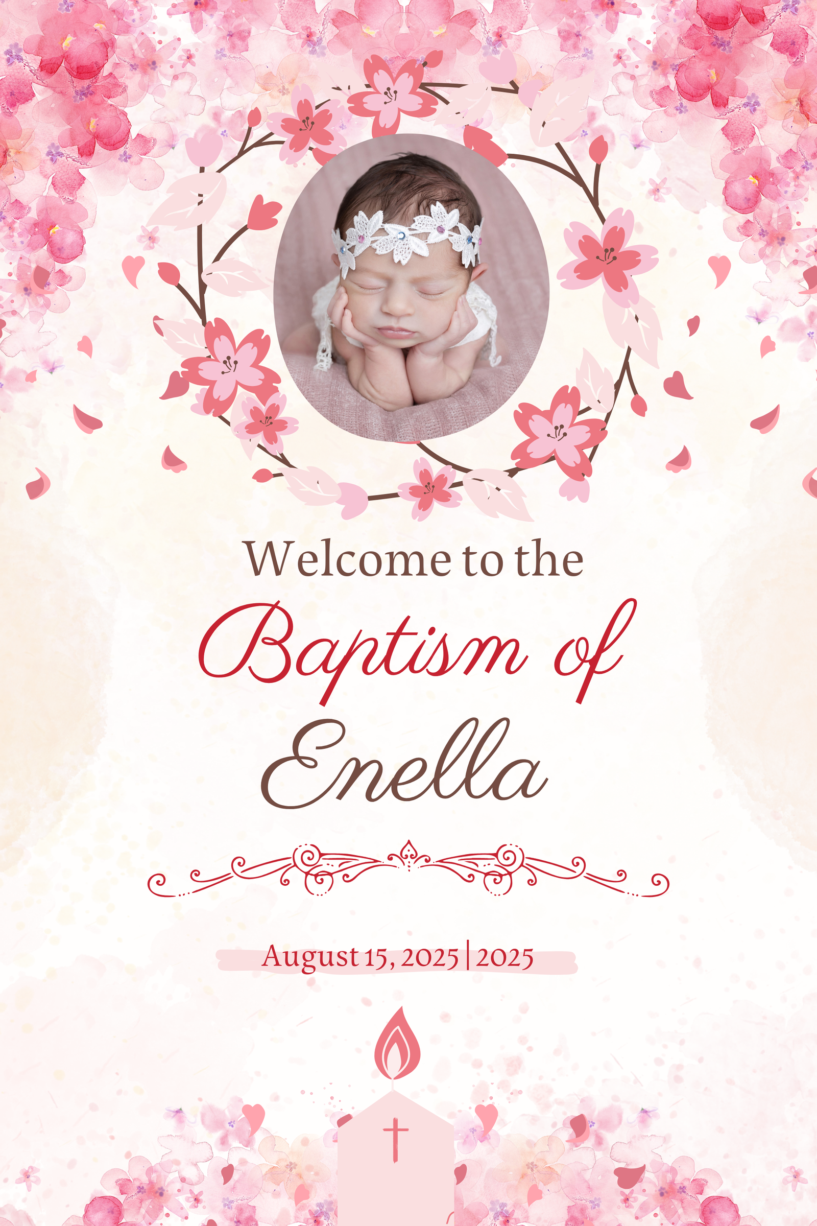 Wedding Baptism Birthday Board Signs