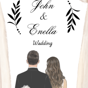 Wedding Baptism Birthday Board Signs