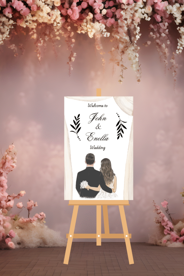 Wedding Baptism Birthday Board Signs