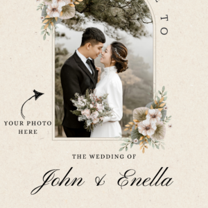 Wedding Baptism Birthday Board Signs